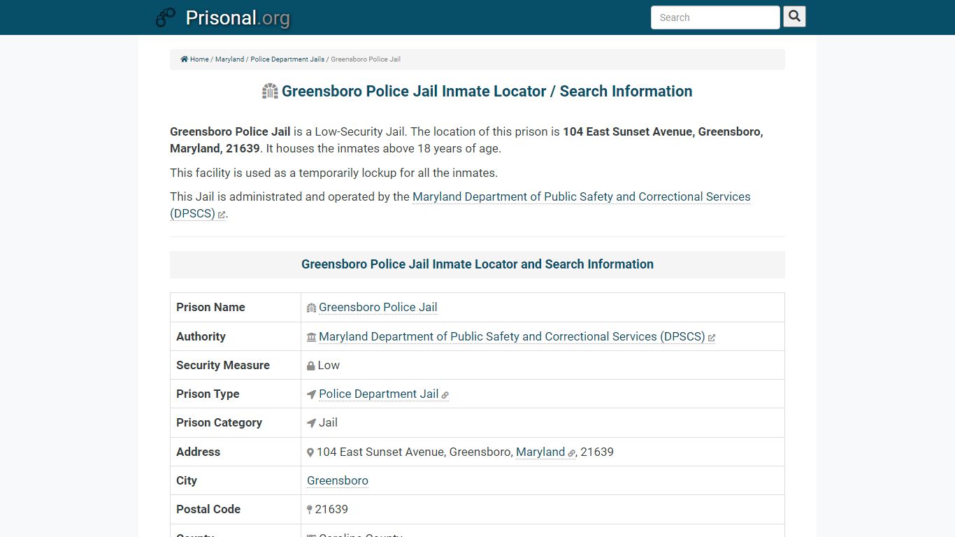 Greensboro Police Jail-Inmate Locator/Search Info, Phone ...