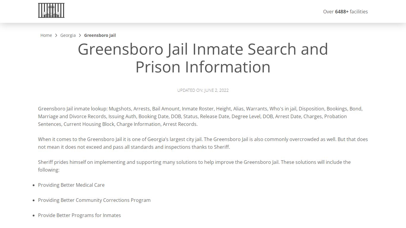 Greensboro Jail Inmate Search, Visitation, Phone no ...